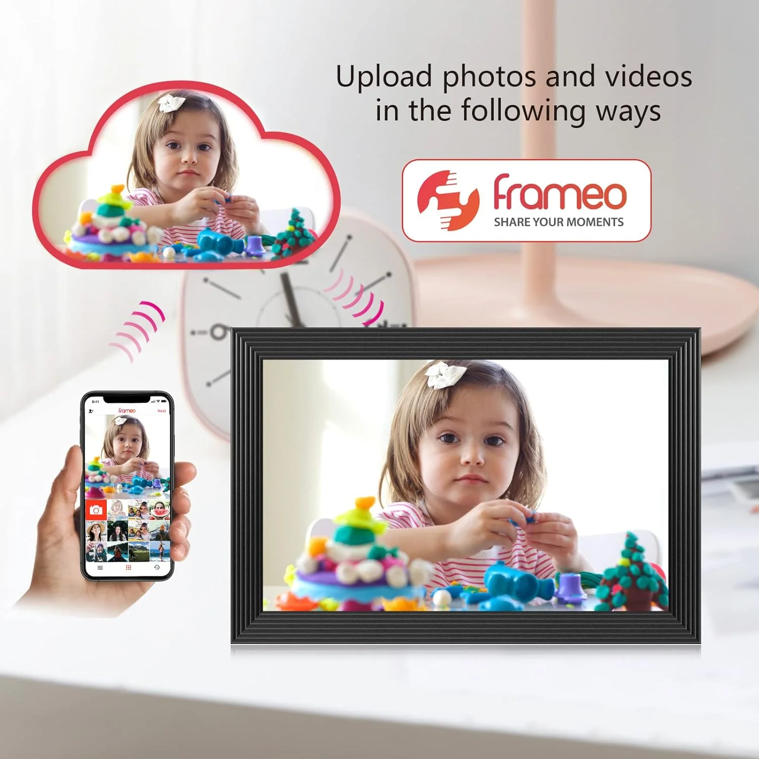 High-Resolution Digital Frame Top Electronic Frame With Video And Camera Features - Image 6