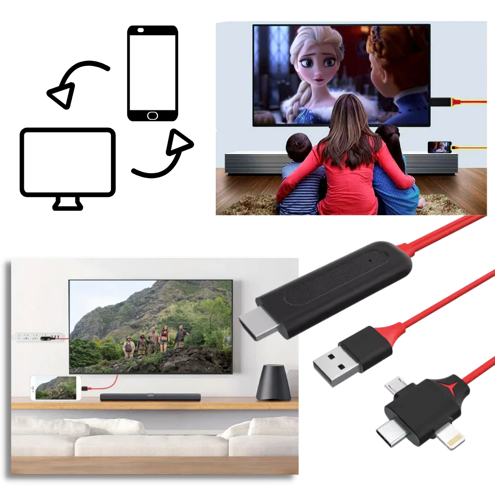 HMDI Adapter Cable for Phones and Tablets - Image 2