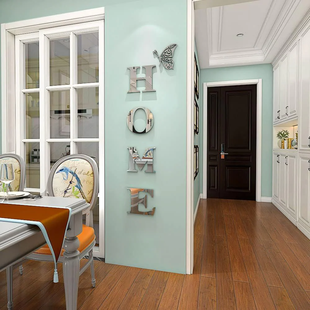 Home Entrance 3D Mirror Wall Sticker Decor - Image 6