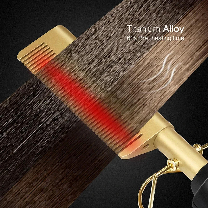 Hot Comb For Black Hair Thick And Coarse Hair - Image 5