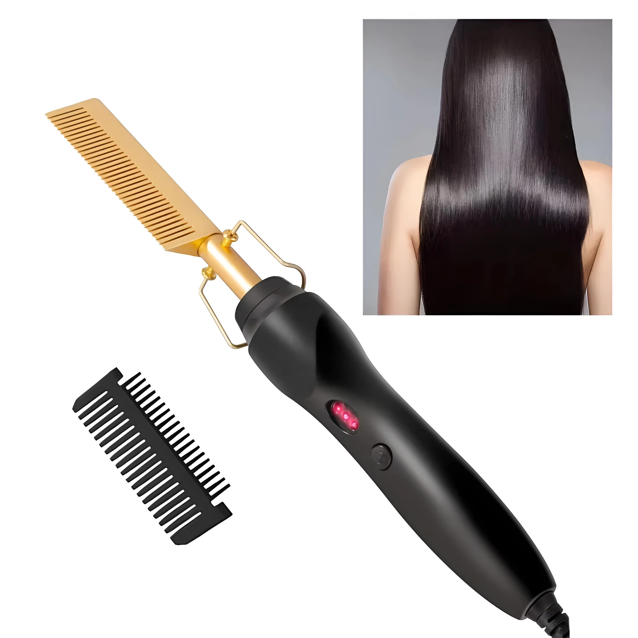 Hot Comb For Black Hair Thick And Coarse Hair - Image 7