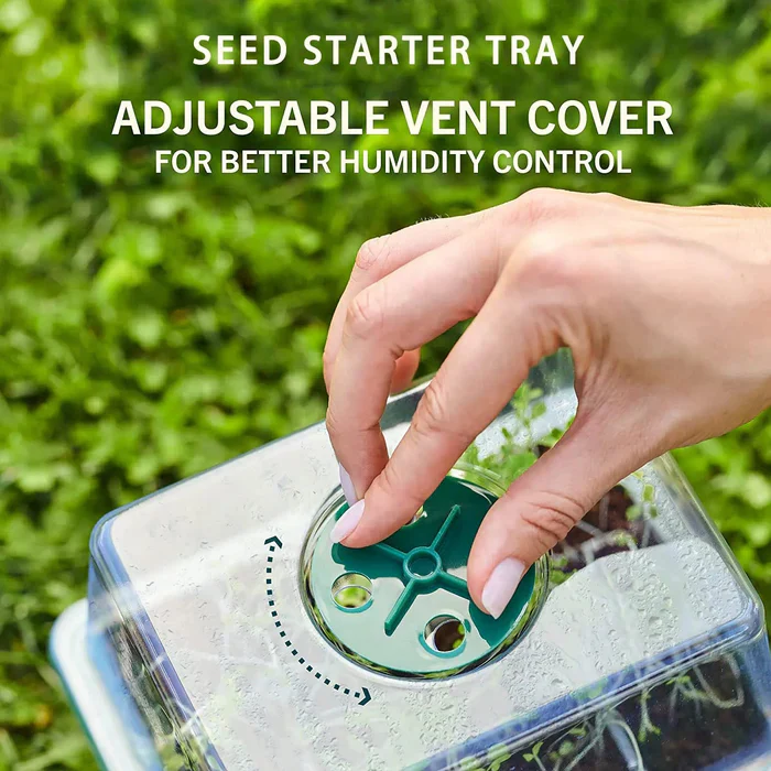 Household New Nursery Pot With Lamp - Plant Seed Starter Tray with Grow Light - Image 4