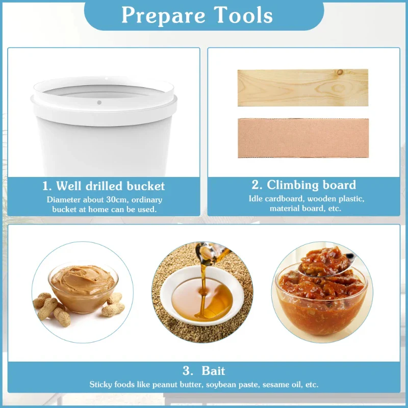 Humane Roller Mouse Trap for Bucket - Image 2