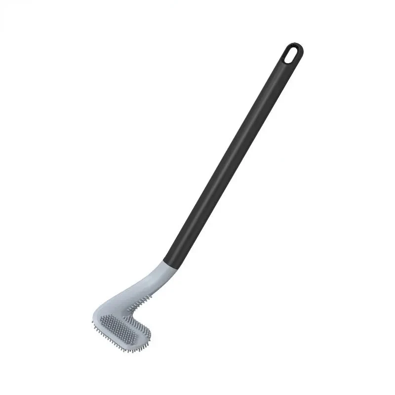 Hygienic Silicone Toilet Brush With Wall Mount - Image 4