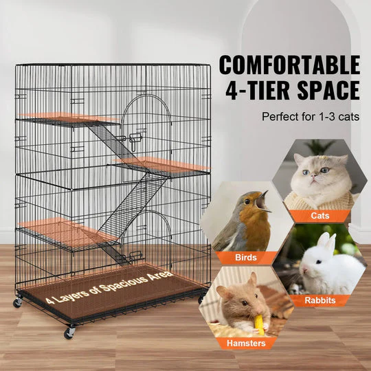 Indoor Cat Cage Enclosure - Image 4