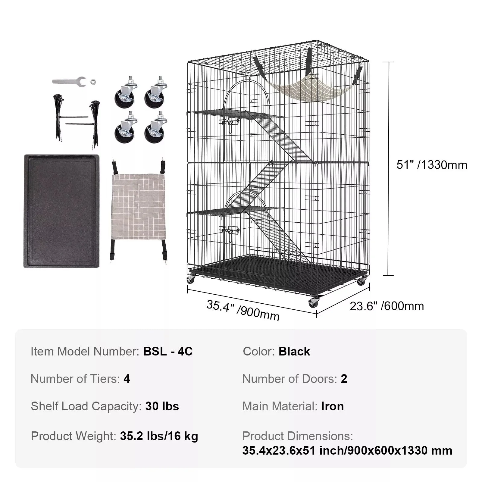 Indoor Cat Cage Enclosure - Image 5