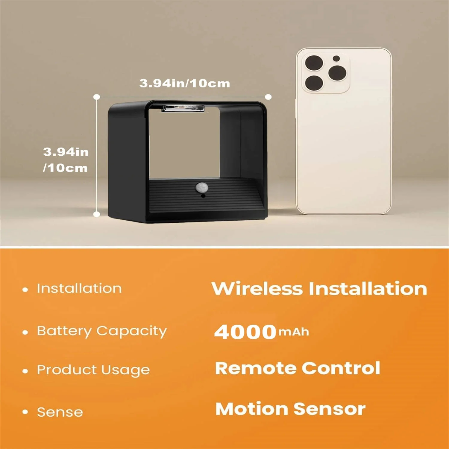 Indoor Wall Light with Motion Sensor & Remote Control - Image 7