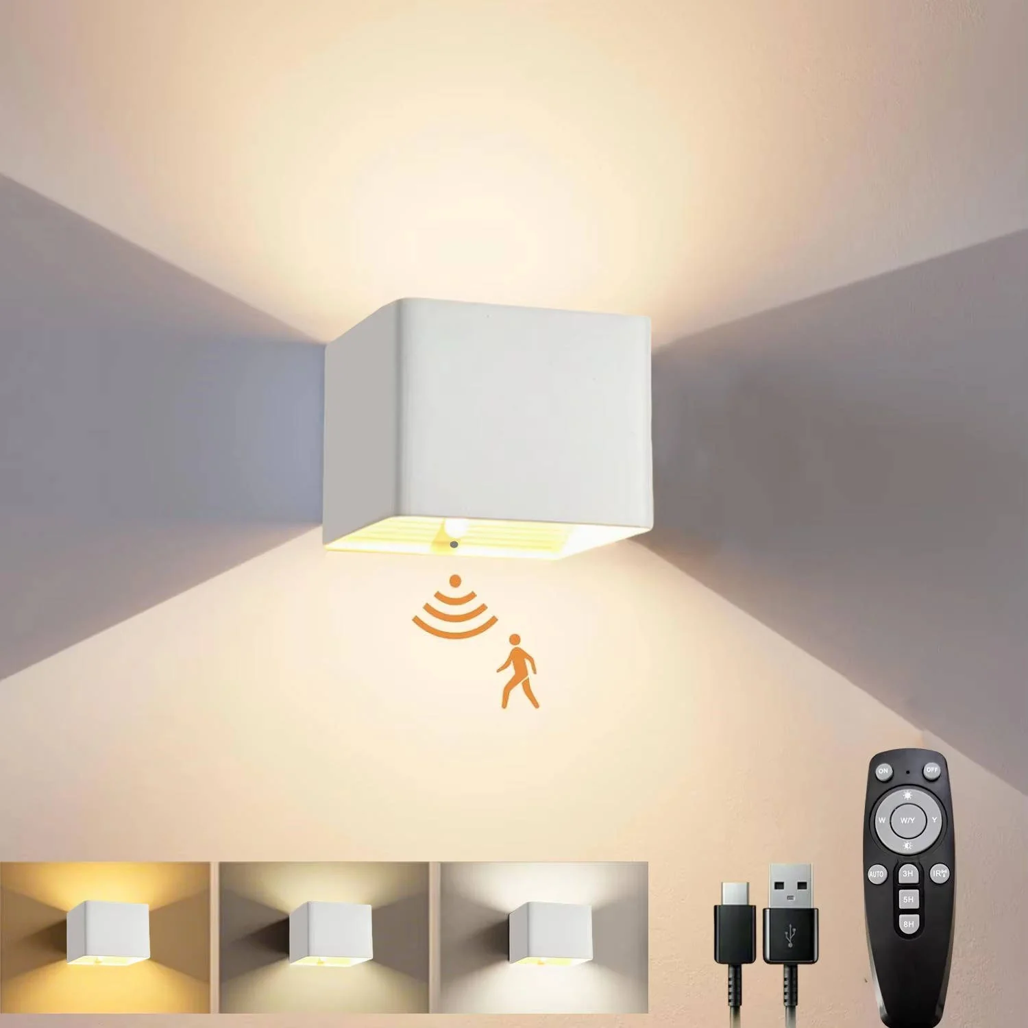 Indoor Wall Light with Motion Sensor & Remote Control - Image 8