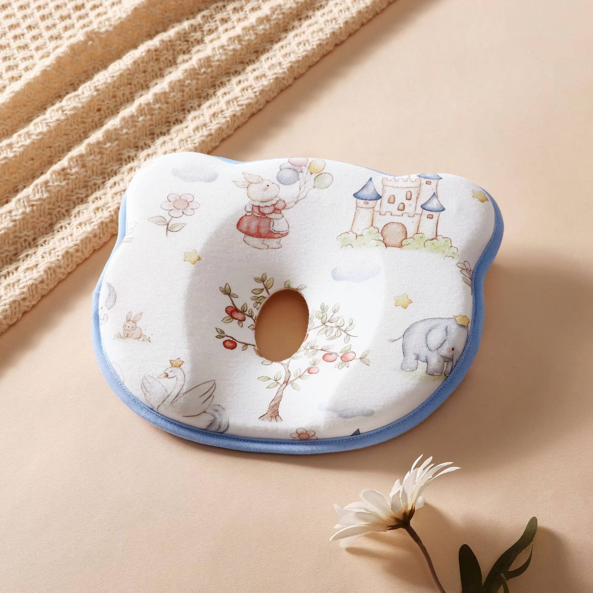 Infant Pillow Prevents Flat Head - Anti-Deviation Sweat-Absorbent - Image 2