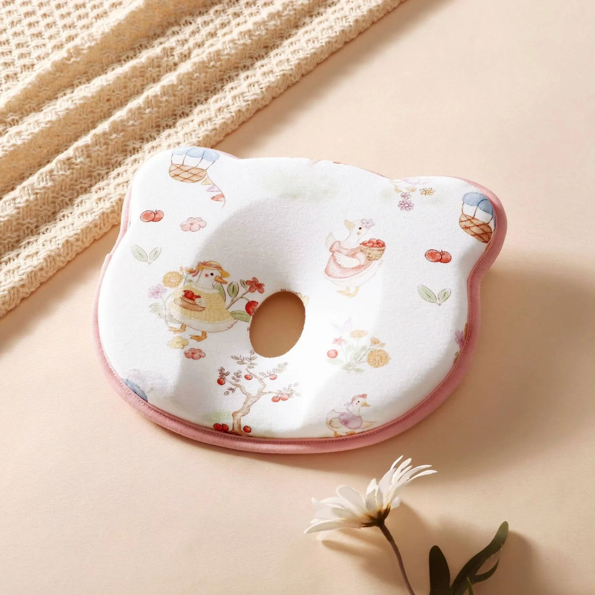 Infant Pillow Prevents Flat Head - Anti-Deviation Sweat-Absorbent - Image 6