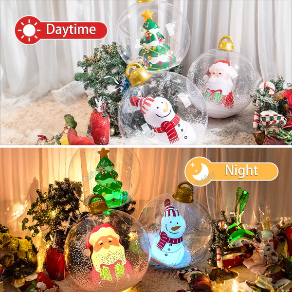 Inflatable Outdoor Christmas Ball With Lights (LED) - Image 6