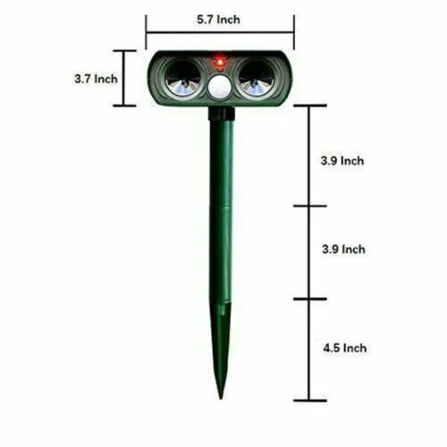 Infrared Solar Powered Animal Pest Repeller (1 Repeller) - Image 6