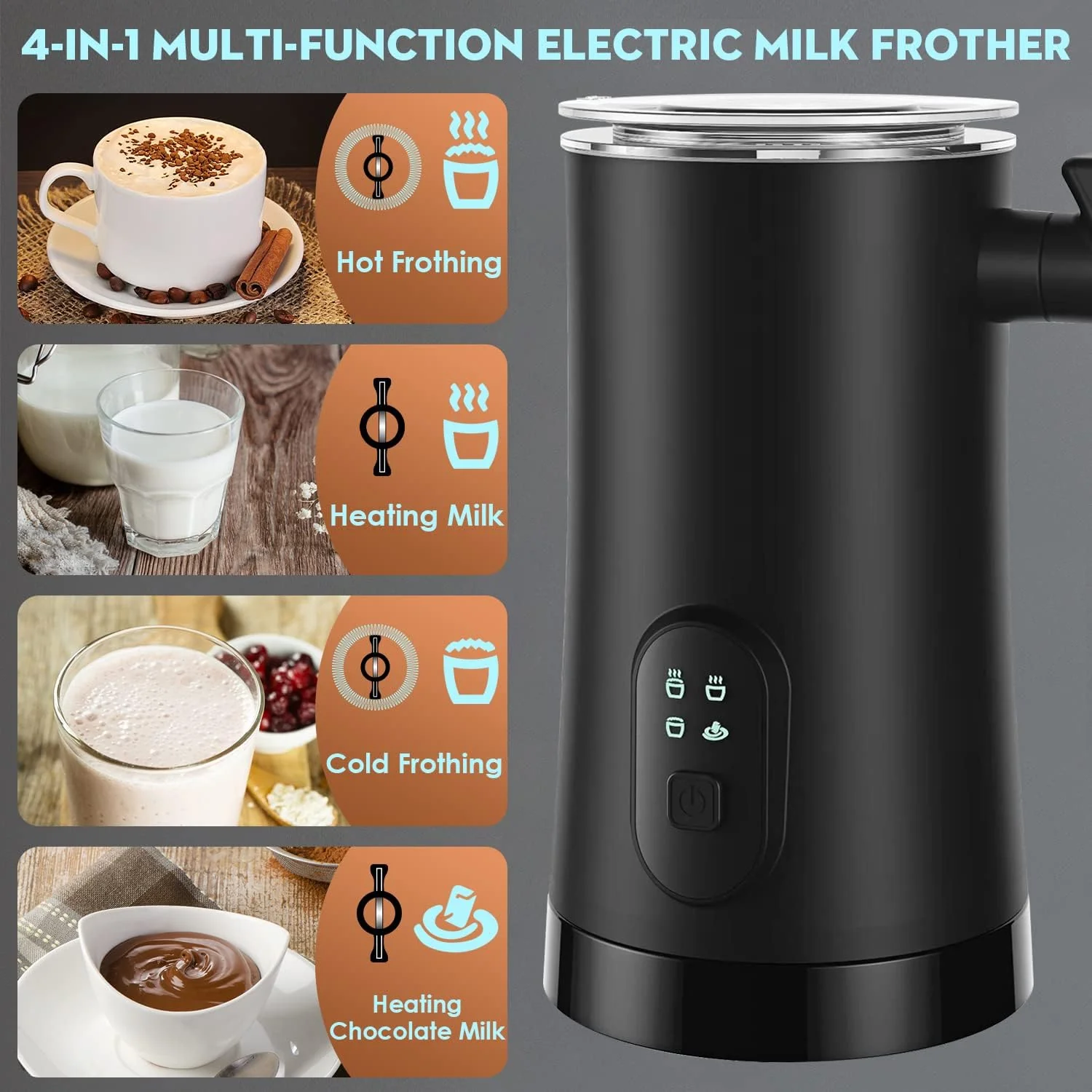 Instant Electric Pot Milk Frother Steamer - Image 6