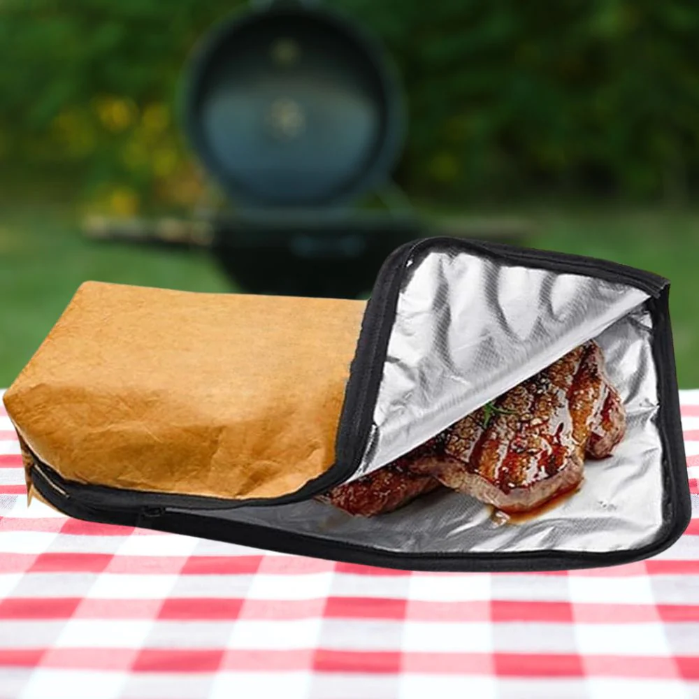 Insulated BBQ Meat Resting Blanket Bag with Handle - Image 2