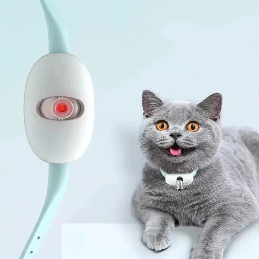 Interactive Laser Cat Collar with USB Charging