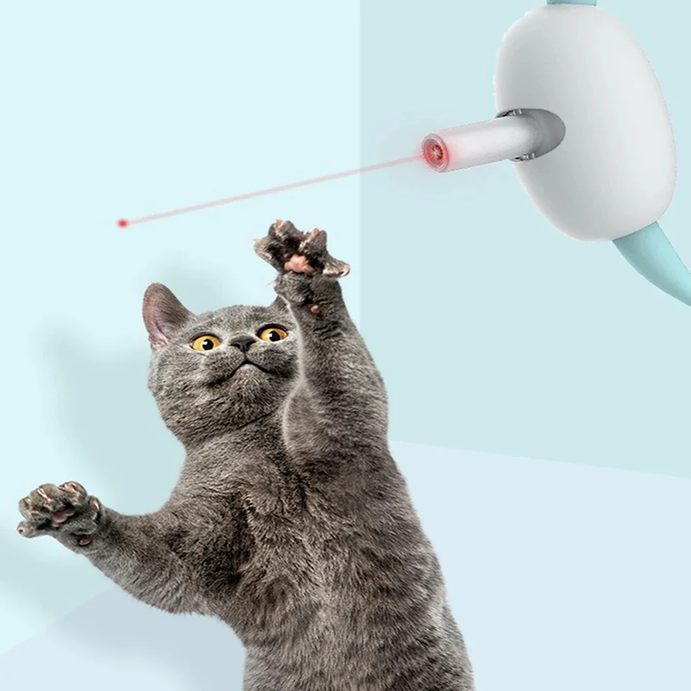 Interactive Laser Cat Collar with USB Charging - Image 3