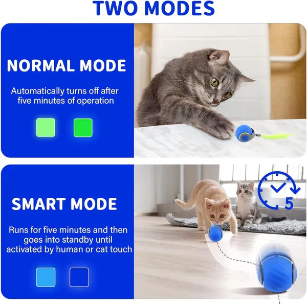 Interactive Rechargeable Cat Toy Ball - Image 7