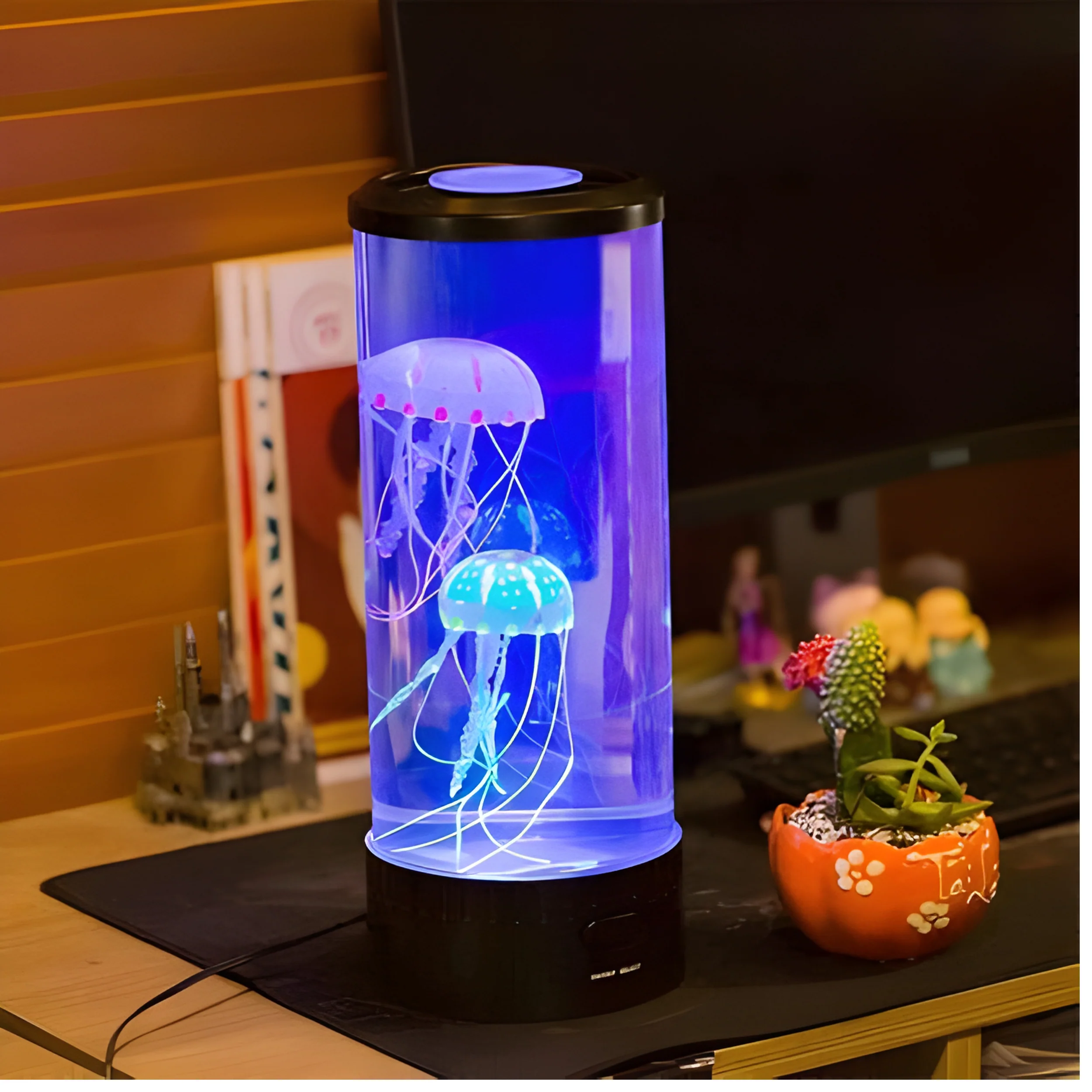 Jellyfish lamp with a soothing, ocean-inspired atmosphere - Image 5