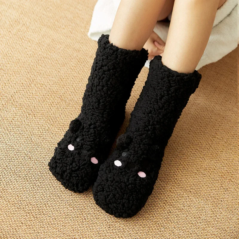 Kawaii Bear Fleece Warm Socks - Image 6