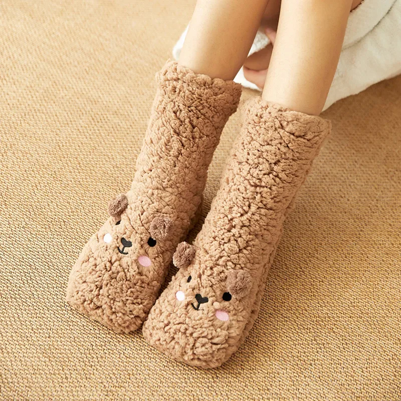 Kawaii Bear Fleece Warm Socks - Image 7