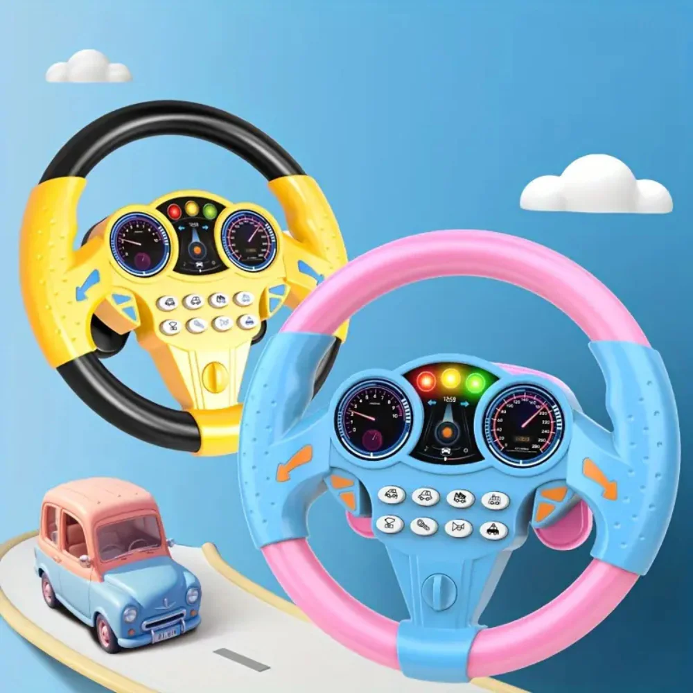 Kid's Electric Simulation Steering Wheel Suction Attachment - Image 6