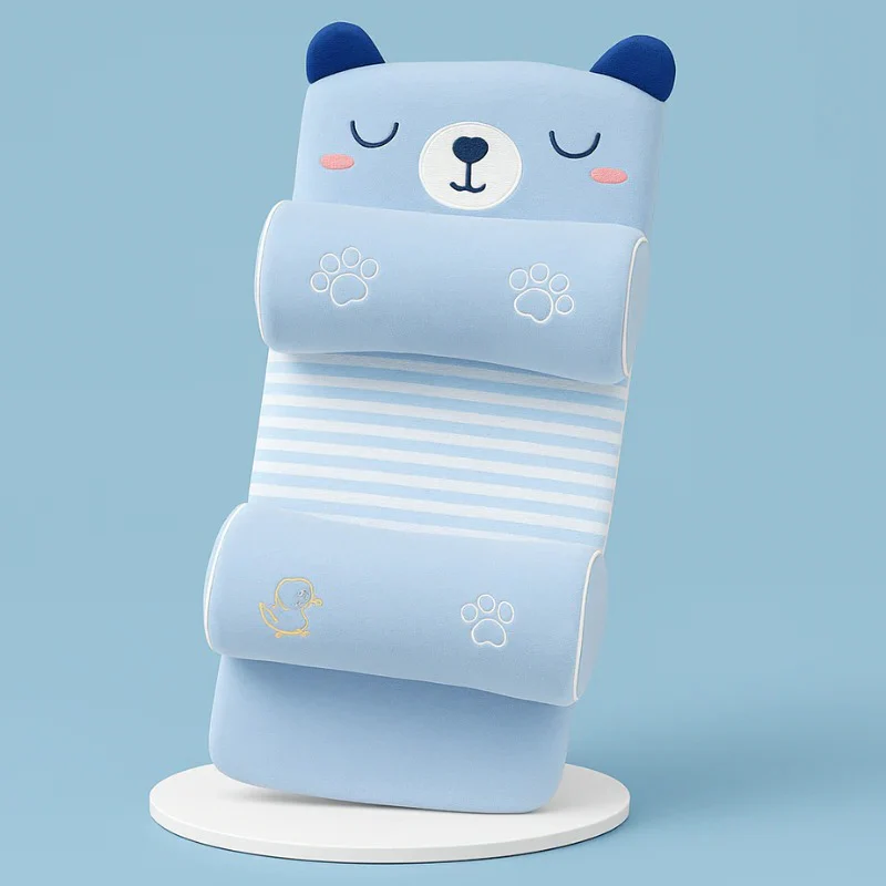 Kids Ergonomic Baby Head Support Pillow - Image 4