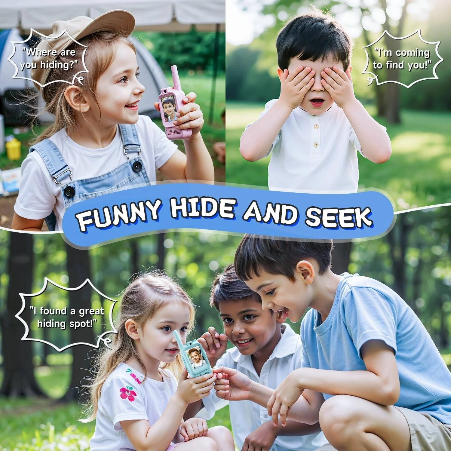 Kids Walkie Talkies Video Voice & Chat 2 Set - Image 6