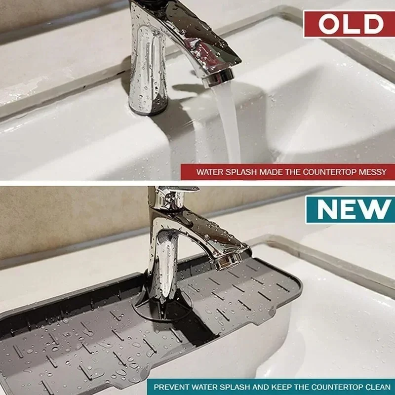 Kitchen Silicone Sink Splash Protector - Image 4
