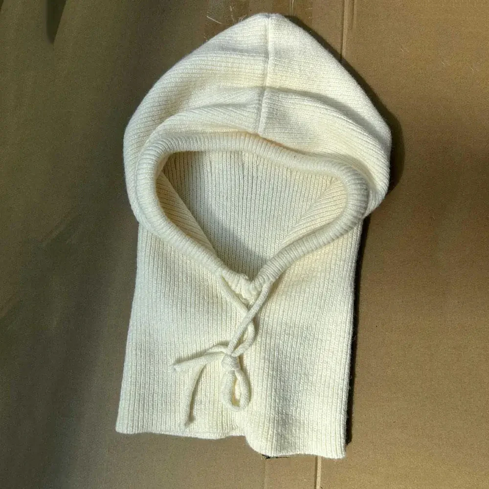 Knitted Hooded Balaclava Hat Neck Warmer - Image 6