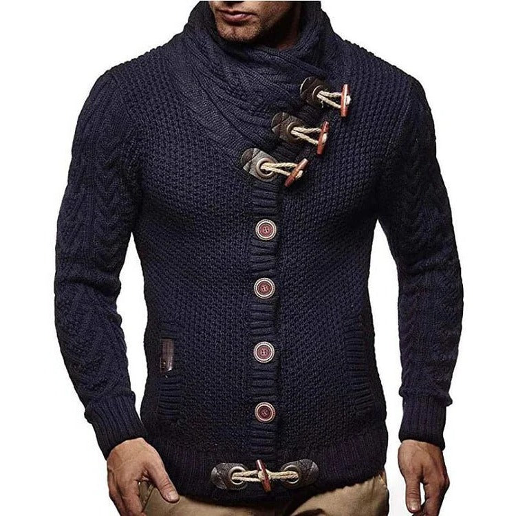 Knitted Sweater With Toggle Closure - Image 2