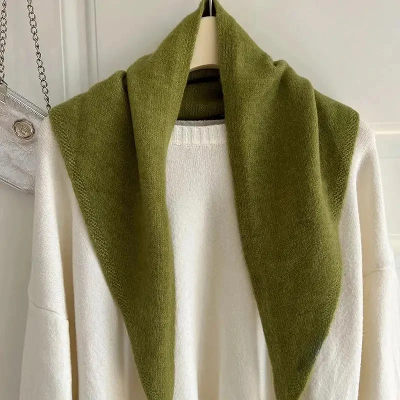 Korean Style Knitted Scarf for Winter Women - Image 7