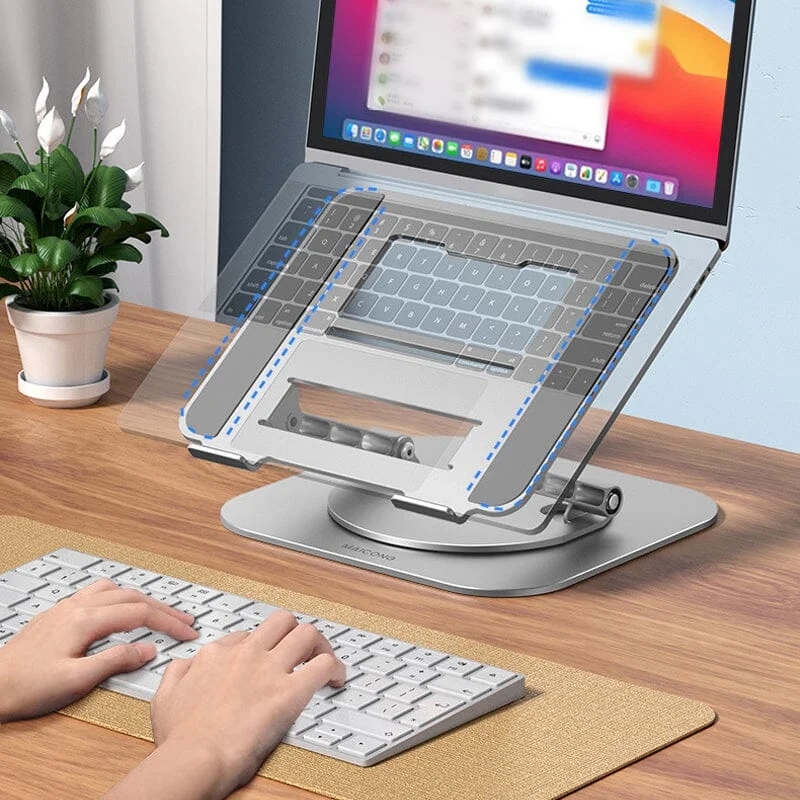 Laptop Stand Aluminum Alloy 360 Degree Rotating Bracket - Image 5