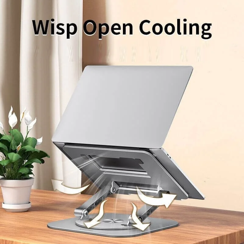 Laptop Stand Aluminum Alloy 360 Degree Rotating Bracket - Image 8