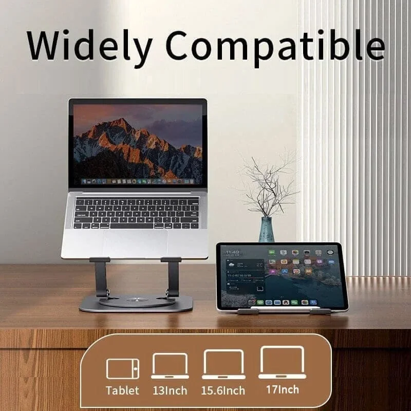 Laptop Stand Aluminum Alloy 360 Degree Rotating Bracket - Image 9