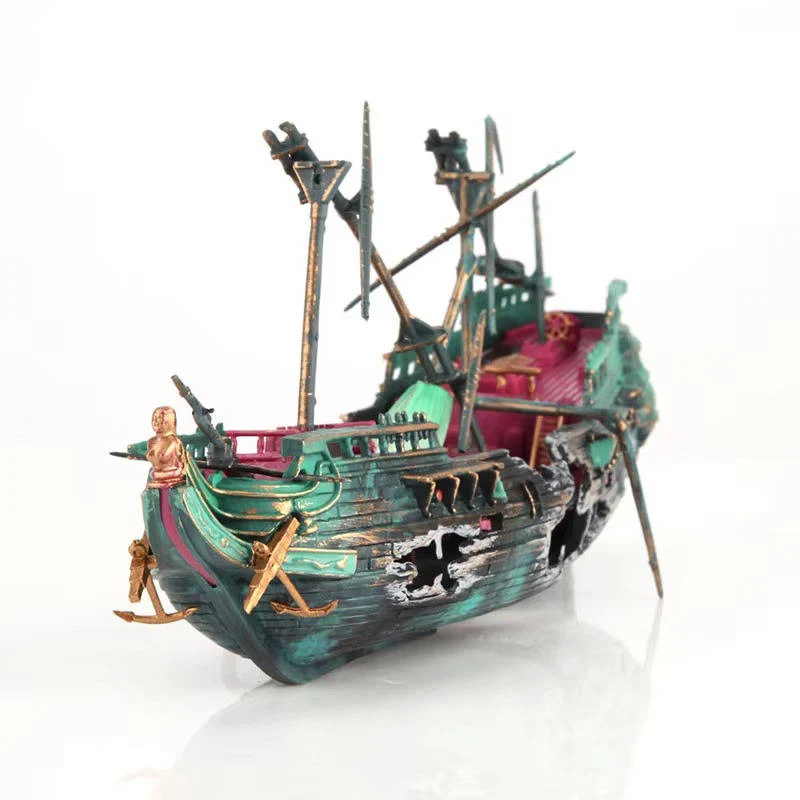 Large Aquarium Decorations - Boat - Image 5