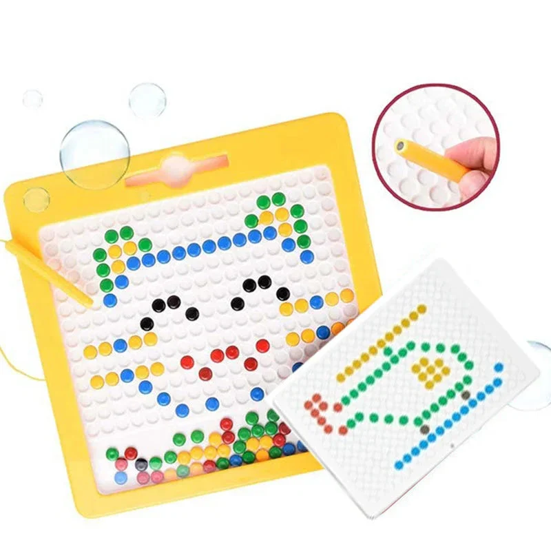 Large Magnetic Drawing Pad for Kids Montessori Magnetic Dots Board - Image 6