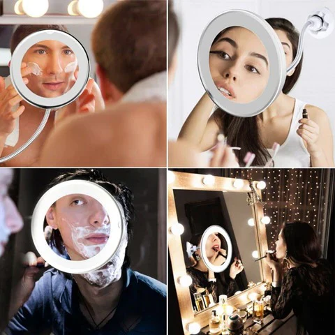 LED 10x Magnifying Mirror - Image 2