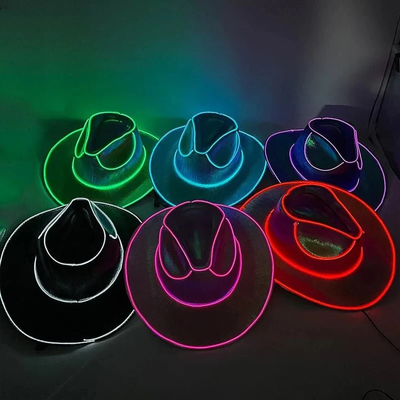 LED Cowboy Hat - Image 10