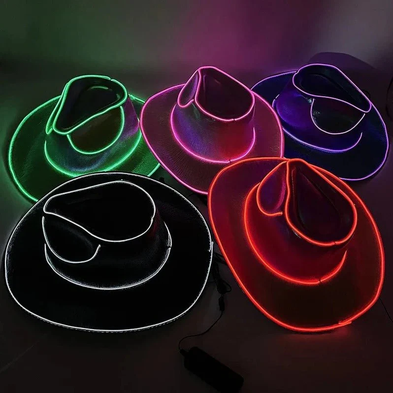 LED Cowboy Hat - Image 8