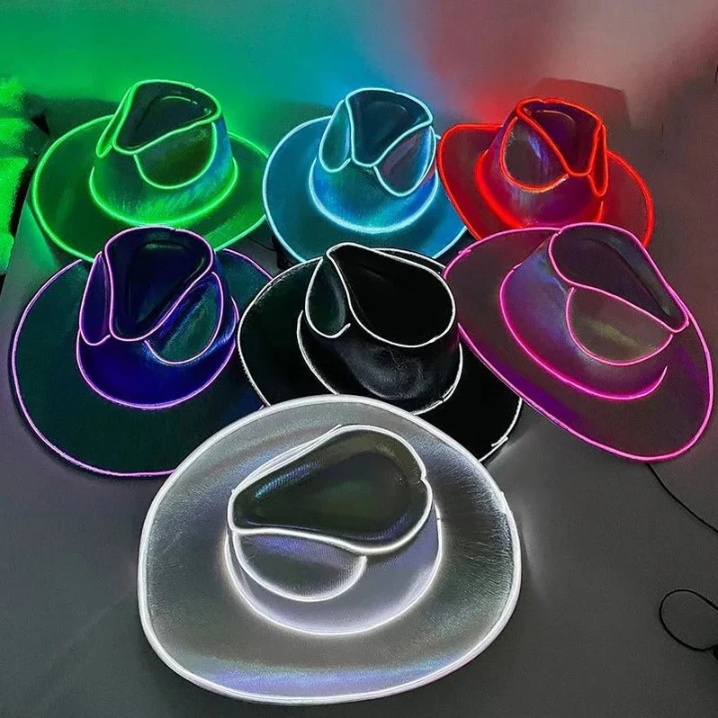 LED Cowboy Hat - Image 9