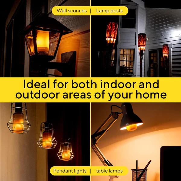 LED Flame Effect Light Bulb - Image 3