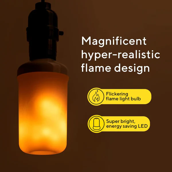 LED Flame Effect Light Bulb - Image 5
