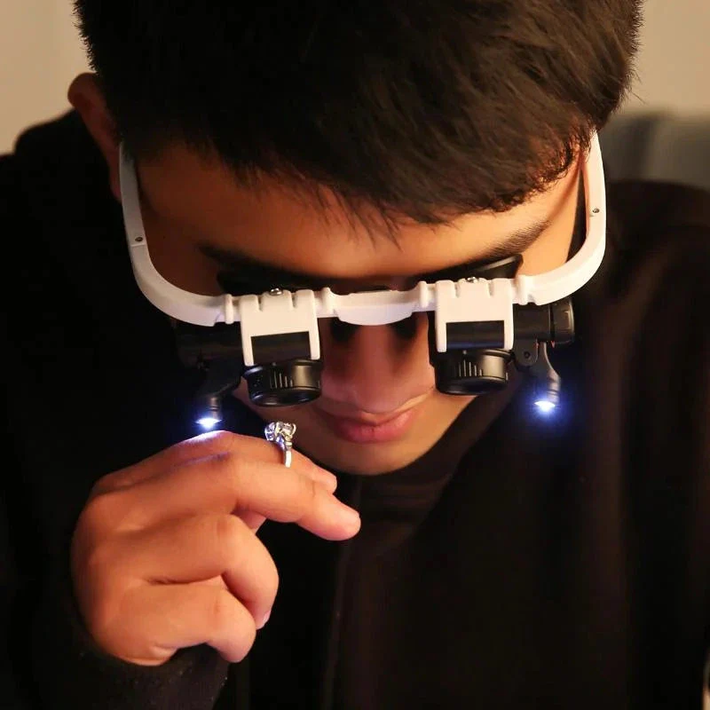LED Glasses Magnifier 8x 15x 23x - Image 2