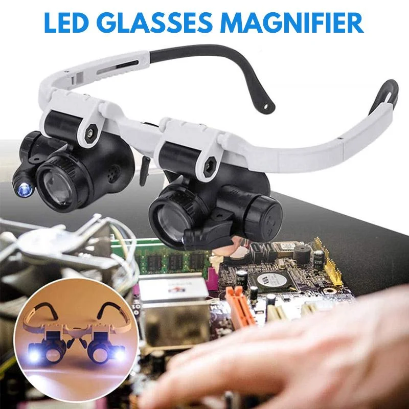LED Glasses Magnifier 8x 15x 23x - Image 3