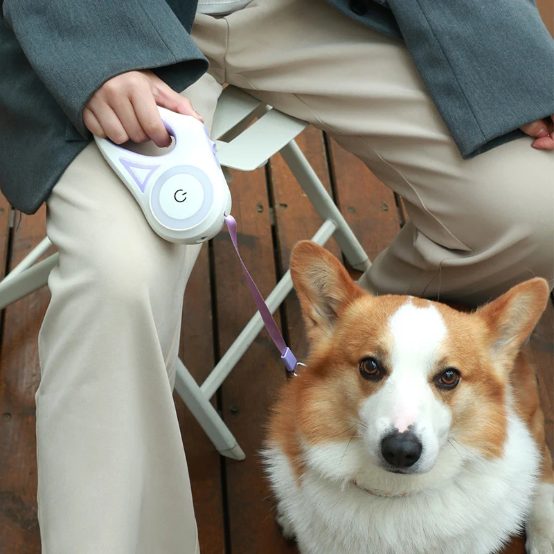 LED Light Retractable Dog Leash with Light - Image 6