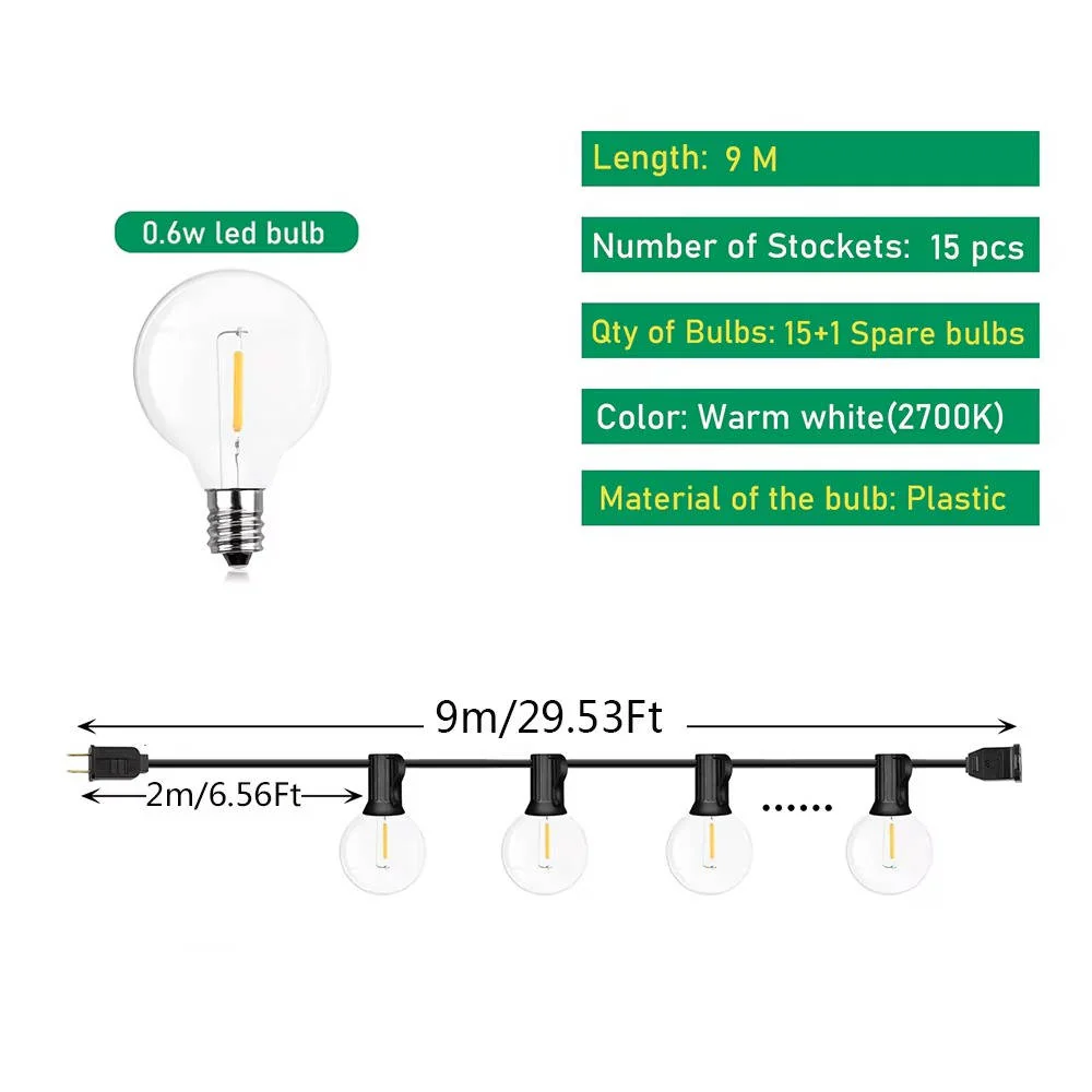 LED Outdoor String Lights - Image 9