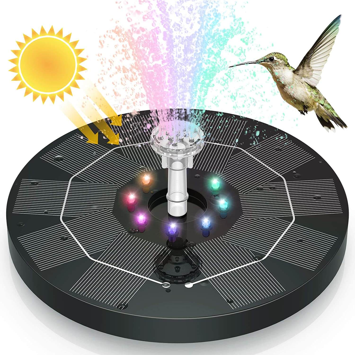 LED Solar Energy Fountain - Image 6