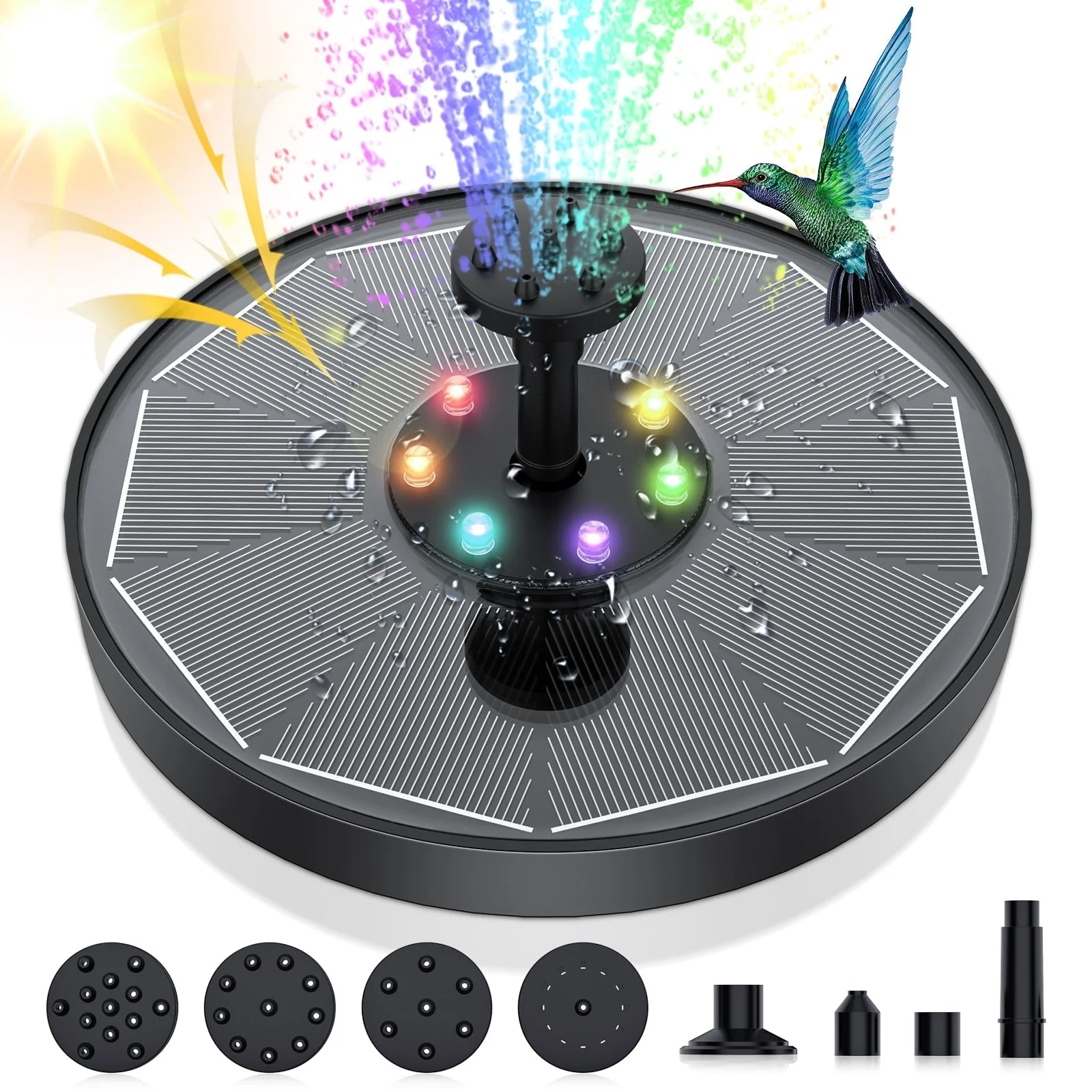 LED Solar Energy Fountain - Image 7