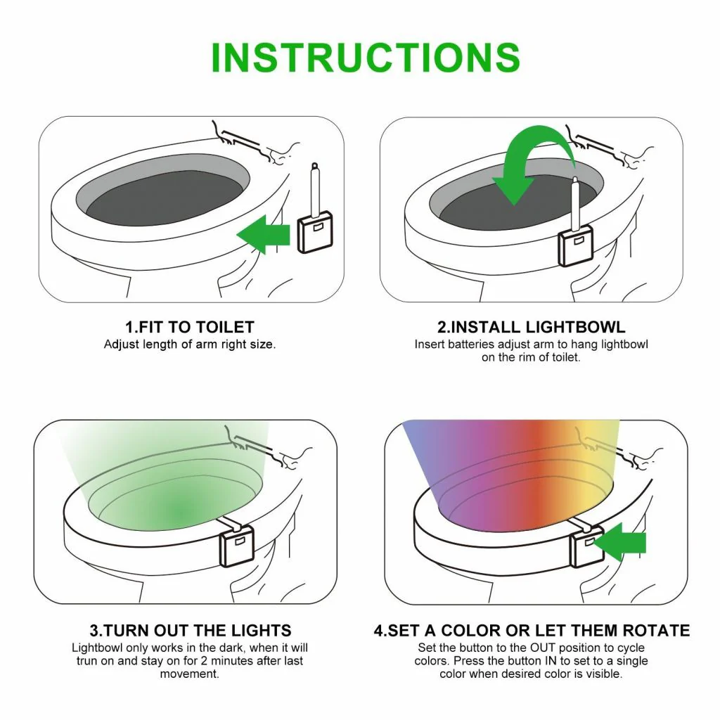 LED Toilet Night Light - Image 3