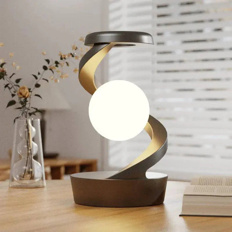 Levitating Moon Lamp Gesture Control & Wireless Charging - Image 6